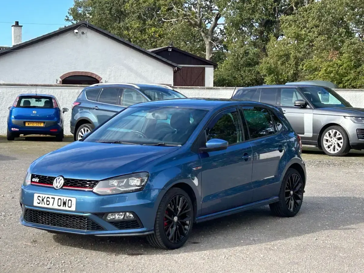 Used VW Polo GTI 192 HP (141 kW) 2017 Blue Hatchback