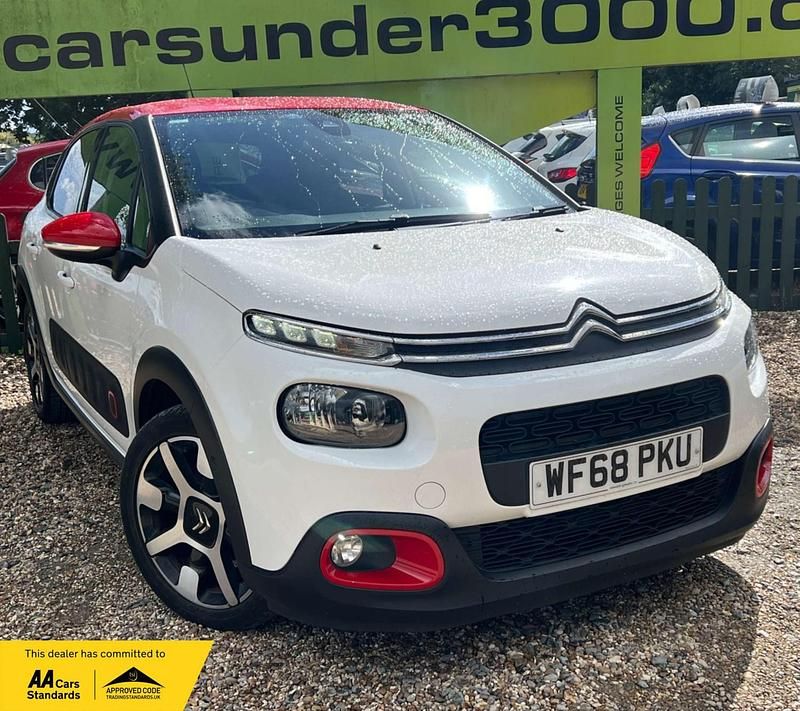 White Used 2018 Citroën C3 Flair Hatchback | £6,650 (Fair price) - Image 1/4