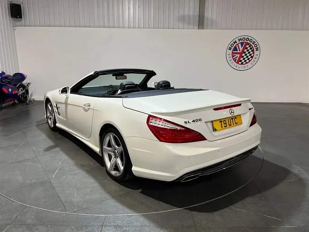 Używany Mercedes SL400 AMG 333 KM (244 kW) 2015 Biały Kabriolet