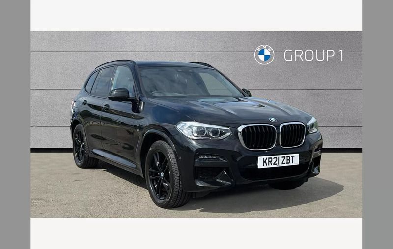 Black Used 2021 BMW X3 M Sport SUV | £29,693 (Fair price) - Image 1/4