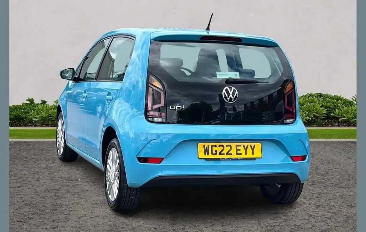 Used VW up! 65 HP (47 kW) 2022 Blue Hatchback