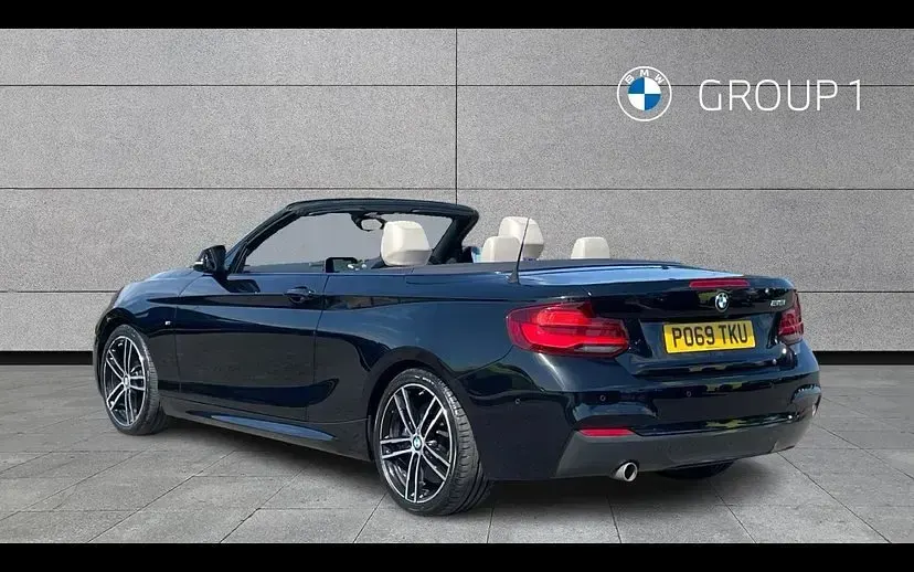 Used BMW 218 M Sport 134 HP (98 kW) 2019 Black Cabriolet