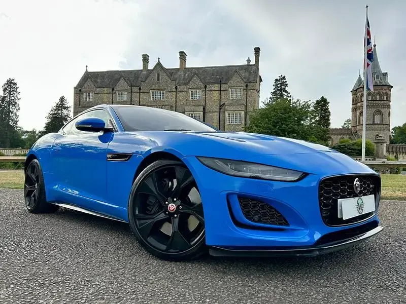 Used Jaguar F-Type Supercharged 450 HP (330 kW) 2021 Blue Coupe