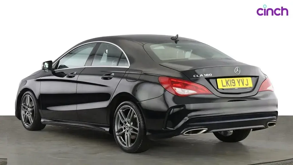 Used Mercedes CLA180 AMG line 2019 Black Coupe