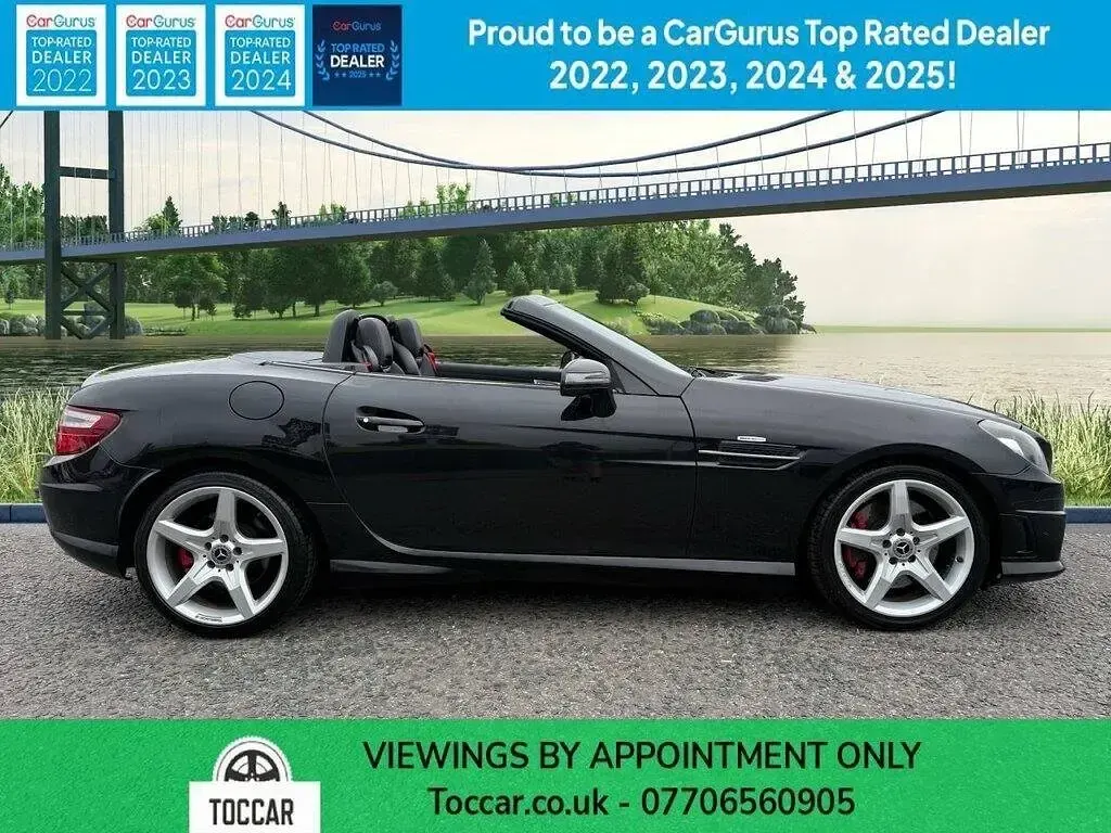 Used Mercedes SLK250 AMG 201 HP (147 kW) 2012 Black Cabriolet