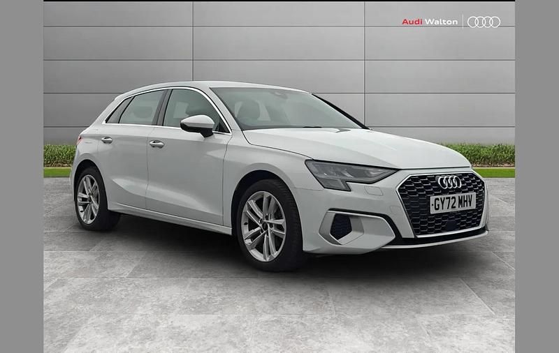 White Used 2022 Audi A3 Sport Hatchback | £18,490 (Good price) - Image 1/4