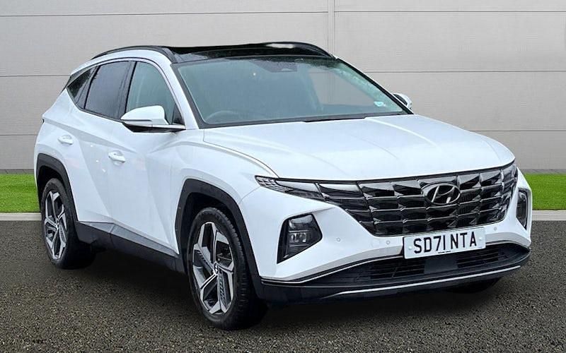 White Used 2021 Hyundai Tucson Ultimate SUV | £18,999 (Expensive) - Image 1/4