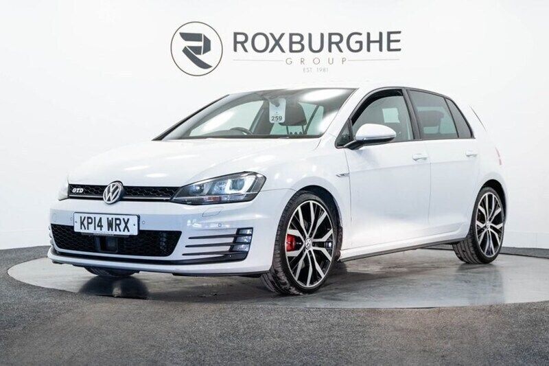 White Used 2014 VW Golf VII GTD Hatchback | £9,299 (Good price) - Image 1/1