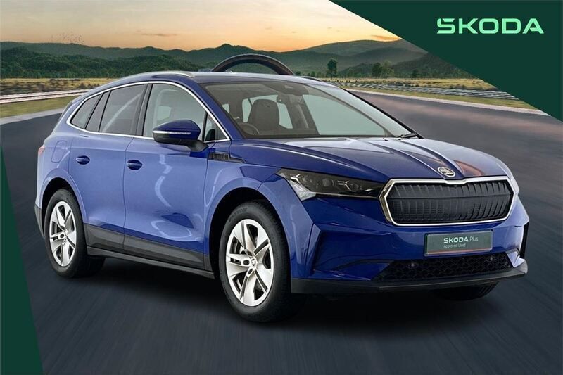 Energy blue Used 2024 Skoda Enyaq iV SUV | £29,690 (Good price) - Image 1/4