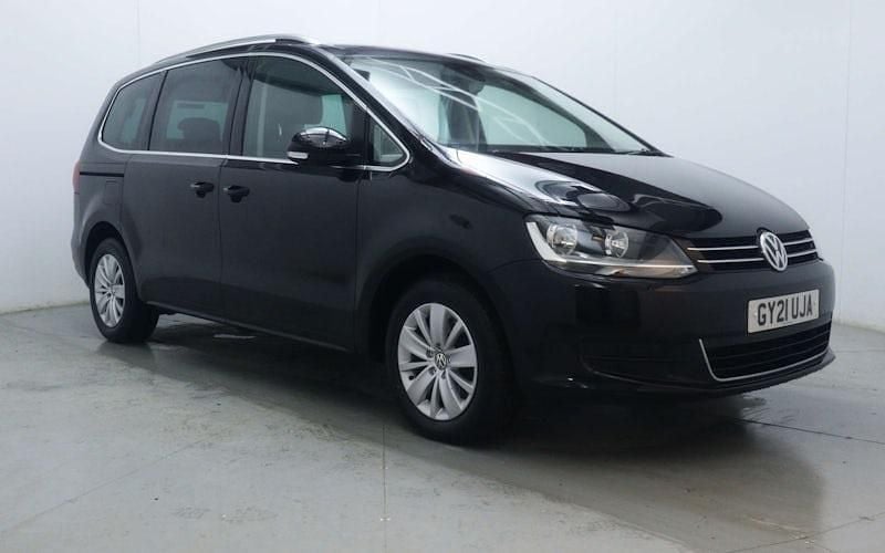 Used VW Sharan SE 150 HP (110 kW) 2021 Black MPV
