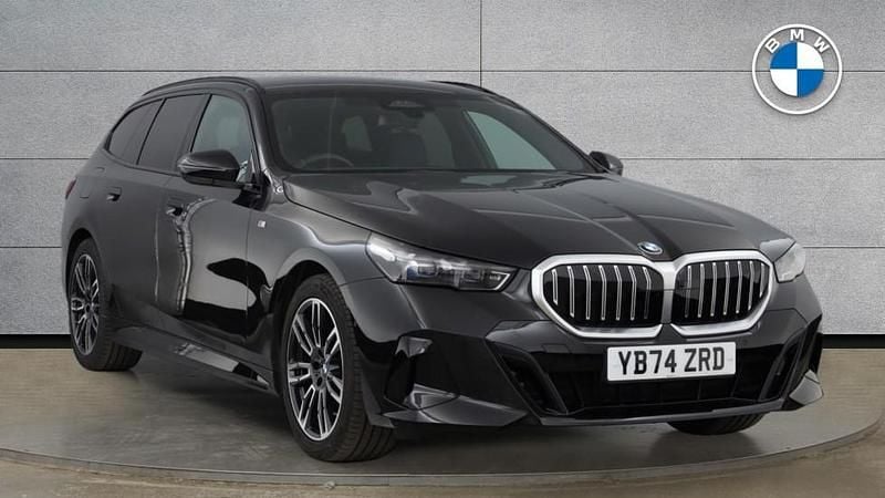 Black Used 2024 BMW 520 M Sport Estate | £38,950 (Fair price) - Image 1/4