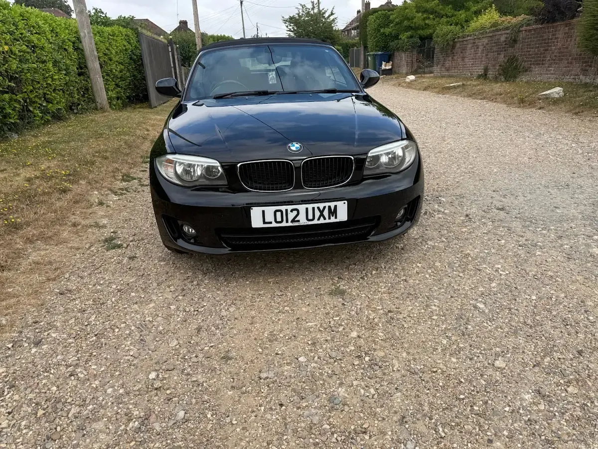 Used BMW 118 Cabriolet 2012 Black Cabriolet