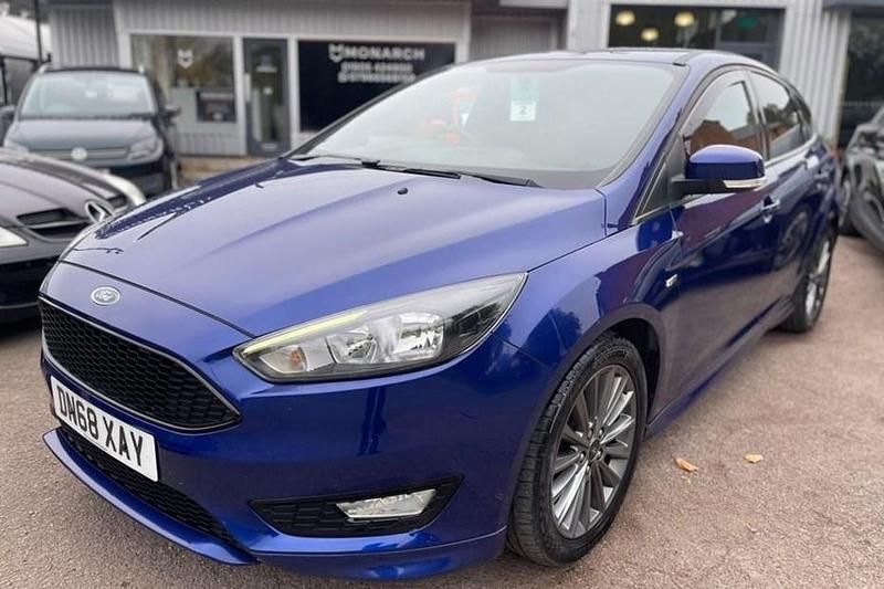 Blue Used 2018 Ford Focus ST-Line Hatchback | £7,980 (Fair price) - Image 1/1