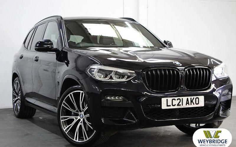 Used BMW X3 M Sport 184 HP (135 kW) 2021 Black SUV