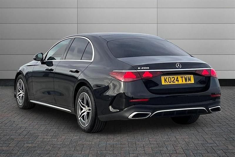 Used Mercedes E200 AMG line 204 HP (150 kW) 2024 Obsidian black Sedan