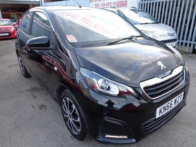 Black Used 2016 Peugeot 108 Active Hatchback | £4,975 (Fair price) - Image 1/4