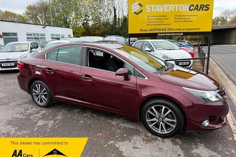 Red Used 2012 Toyota Avensis Sedan | £8,995 (Expensive) - Image 1/1