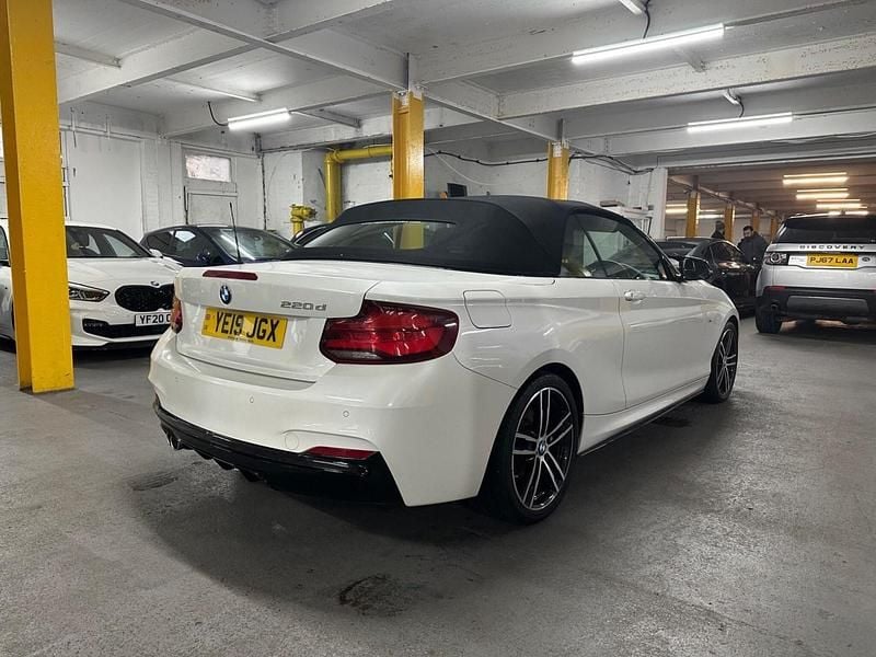 Usado BMW 220 M Sport 2019 Branco Cabrios