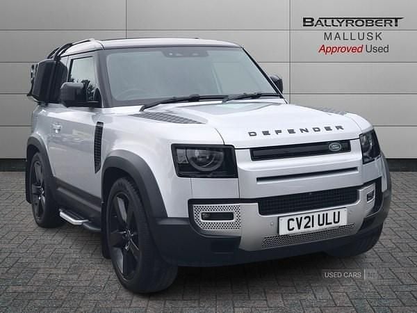 Silver Used 2021 Land Rover Defender First Edition SUV | £45,995 (Fair price) - Image 1/4