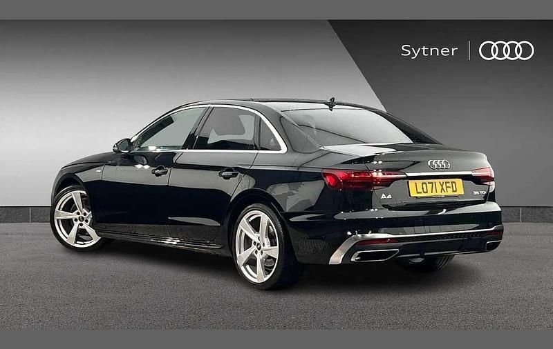 Used Audi A4 S-Line 161 HP (118 kW) 2022 Black Sedan