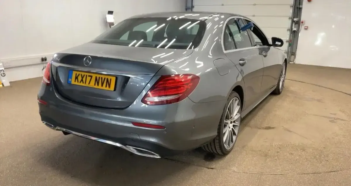 Used Mercedes E220 AMG line 194 HP (142 kW) 2017 Grey Sedan