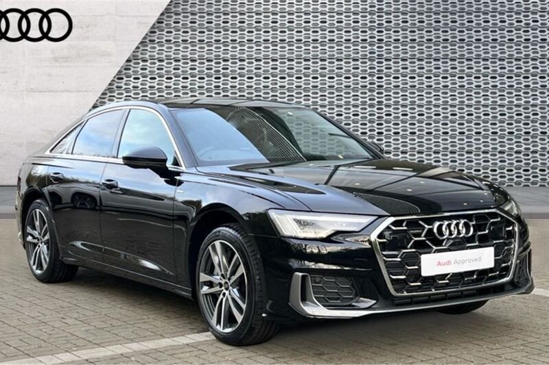 Black Used 2024 Audi A6 S-Line Sedan | £38,990 - Image 1/4