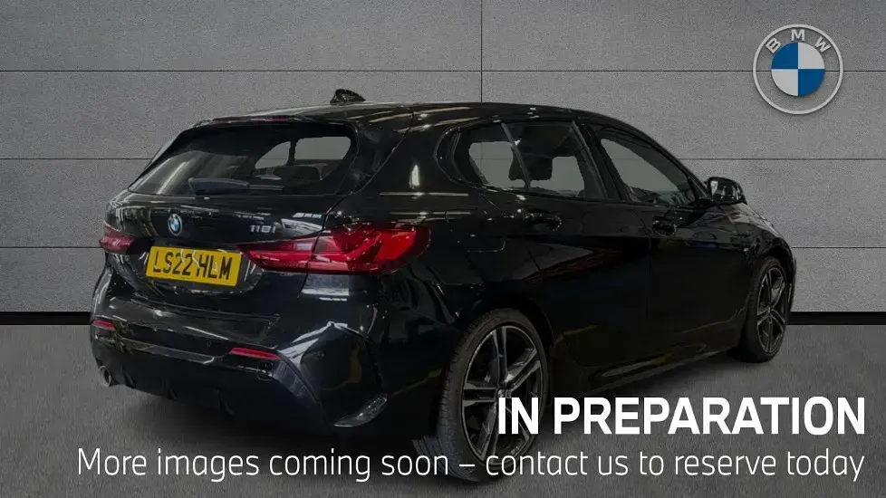 Used BMW 118 M Sport 136 HP (100 kW) 2022 Black Hatchback