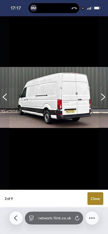 Used VW Crafter Startline 2023 White Van