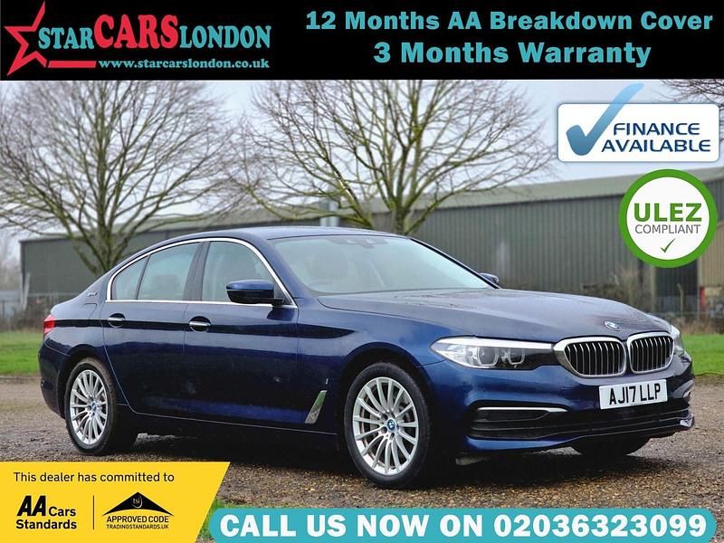 Used BMW 530e Comfort Edition 2017 Blue Sedan