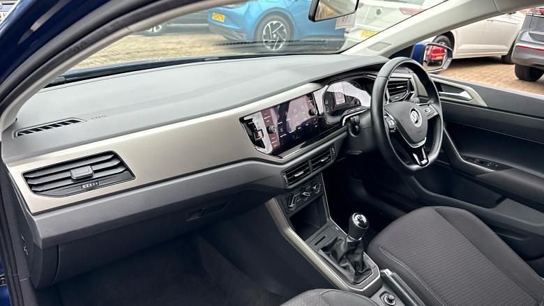 Used VW Polo Match 95 HP (69 kW) 2021 Blue Hatchback