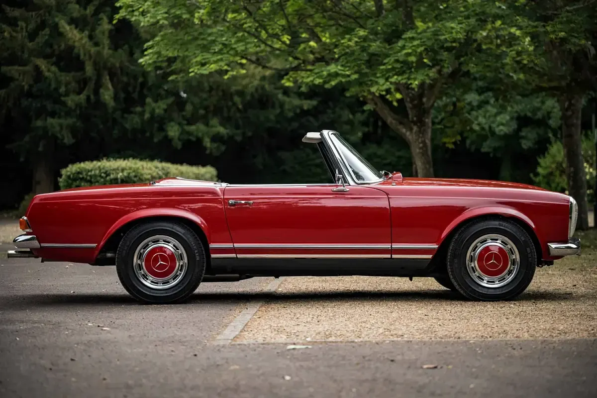 Used Mercedes SL280 1969 Red Cabriolet