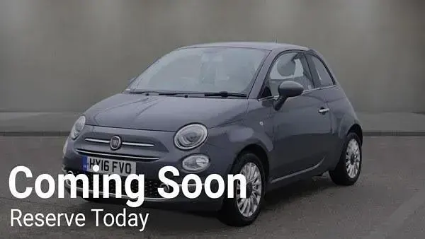 Used Fiat 500 Lounge 69 HP (50 kW) 2016 Grey Hatchback