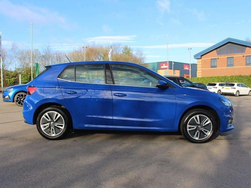 Used Skoda Fabia SE L 2023 Blue Hatchback