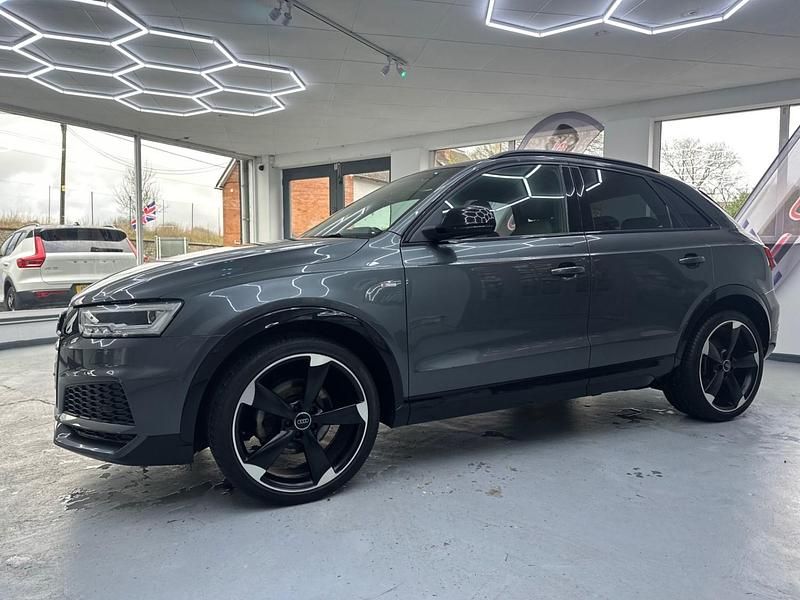 Used Audi Q3 Black Edition 184 HP (135 kW) 2018 Grey SUV