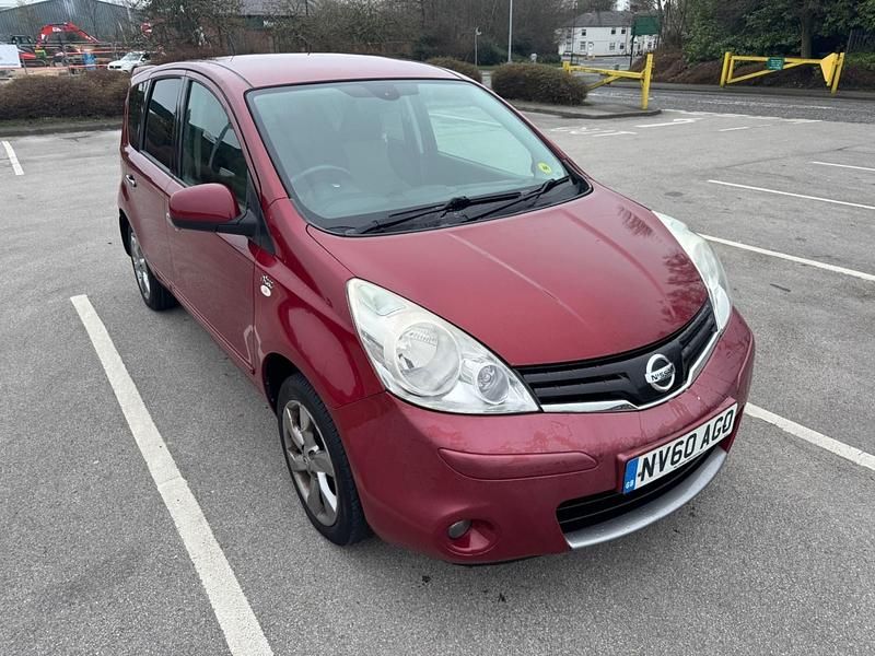 Used Nissan Note N-TEC 88 HP (64 kW) 2010 Red Hatchback