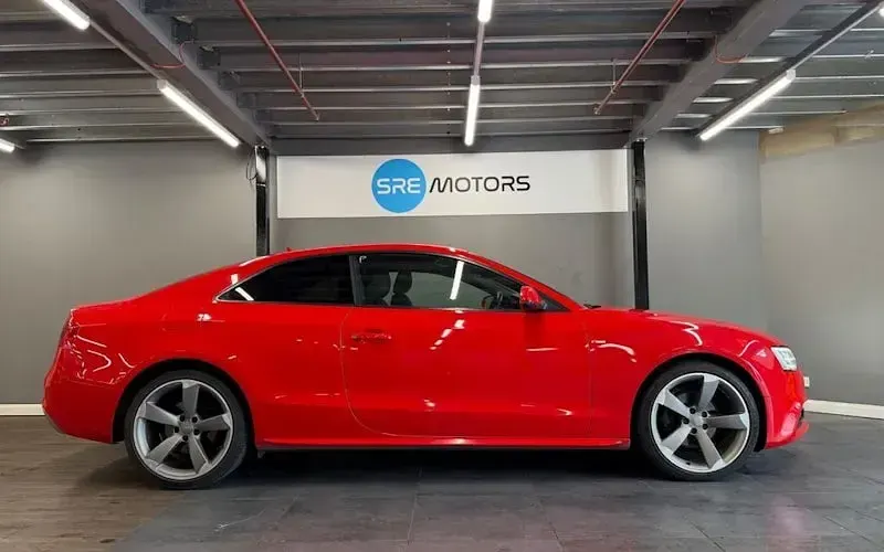 Used Audi A5 Black Edition 177 HP (130 kW) 2013 Red Coupe