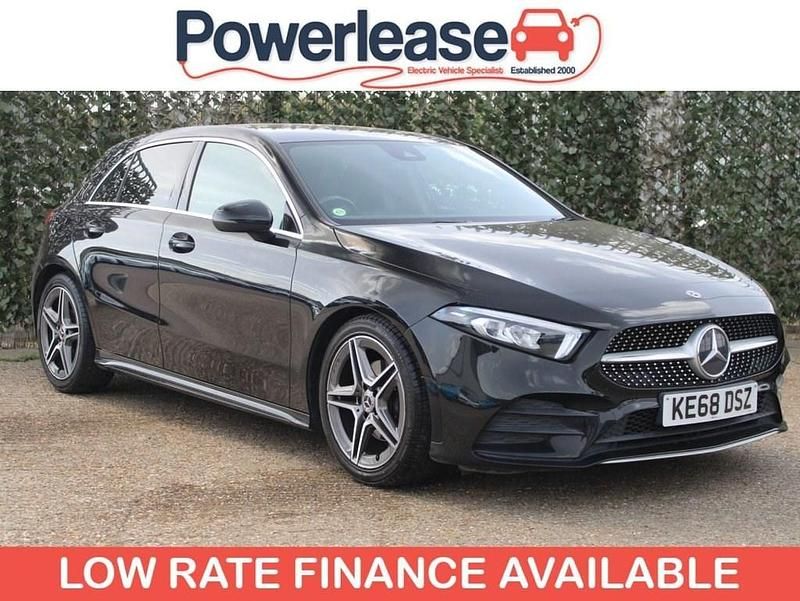 Used Mercedes A180 AMG line 136 HP (100 kW) 2018 Black Hatchback