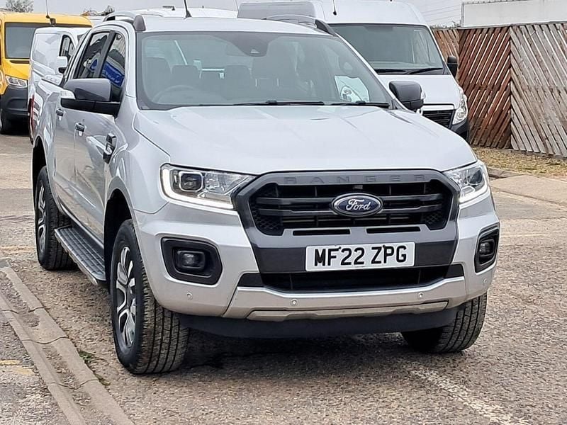 Silver Used 2022 Ford Ranger Wildtrack Pickup | £21,999 (Super price) - Image 1/4