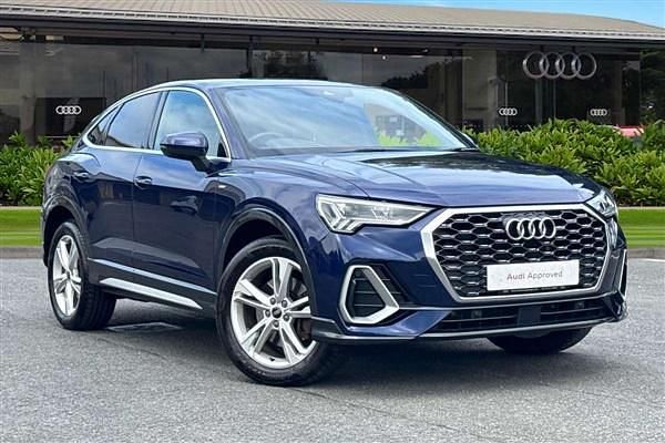 Blue Used 2023 Audi Q3 S-Line SUV | £26,950 (Fair price) - Image 1/4