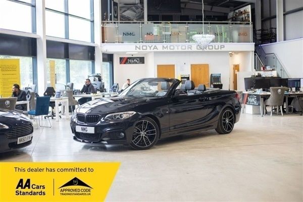 Black Used 2016 BMW 220 M Sport Cabriolet | £9,349 (Fair price) - Image 1/1