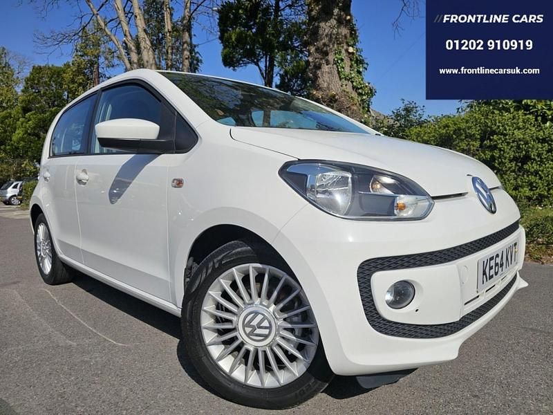 Begagnad VW up! high up! 75 HK (55 kW) 2014 Vit Halvkombi