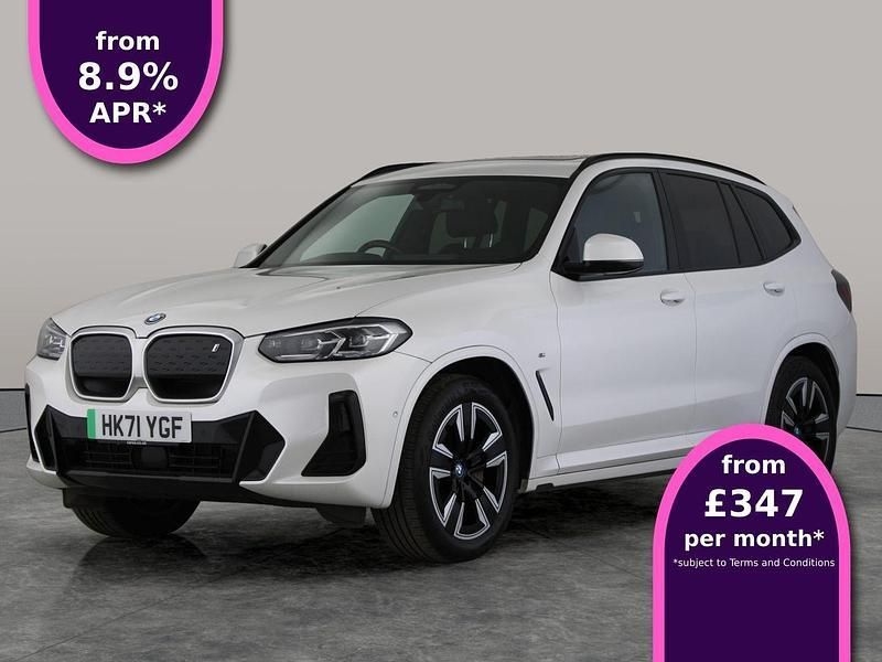 White Used 2021 BMW iX3 M Sport SUV | £24,235 (Fair price) - Image 1/3