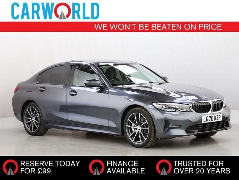 Grey Used 2020 BMW 330e Sport Line Sedan | £15,978 (Fair price) - Image 1/3