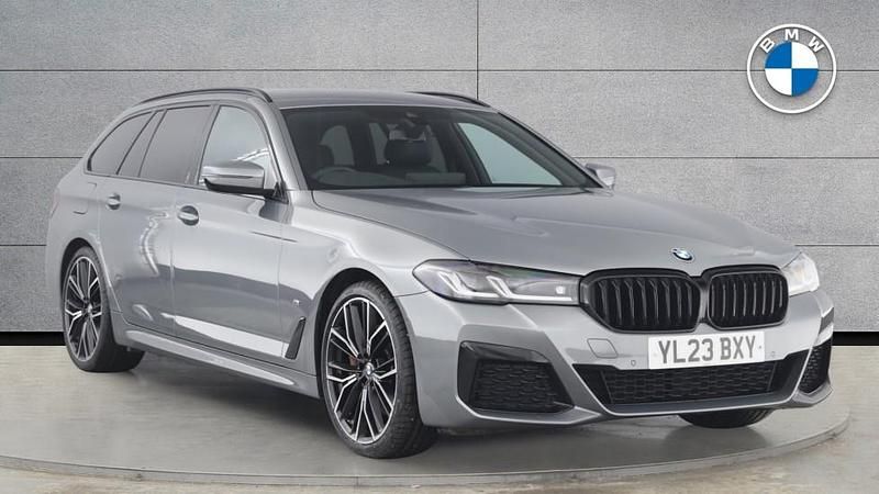 Grey Used 2023 BMW 520 M Sport Estate | £33,000 (A bit pricey) - Image 1/4