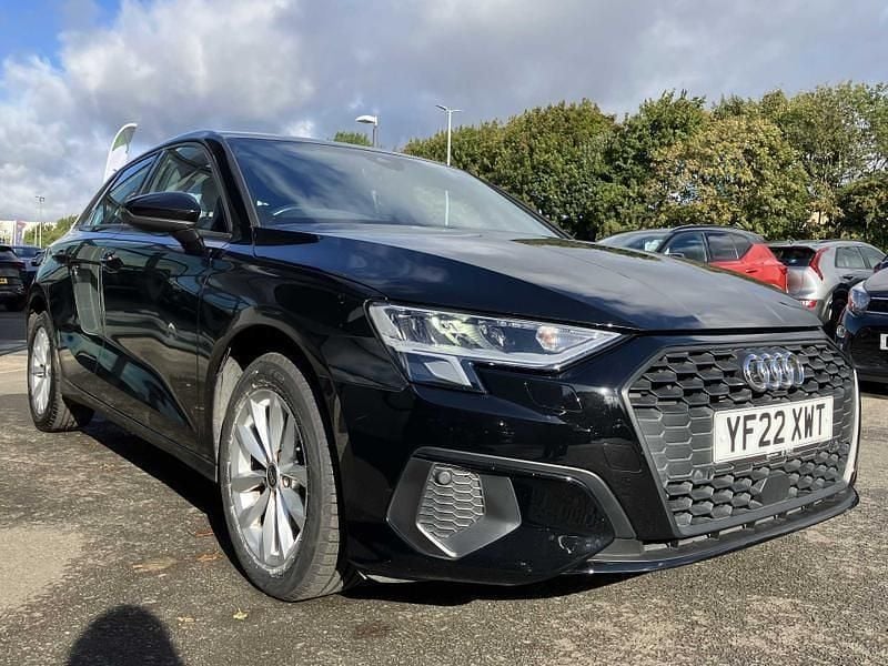 Brilliant black Used 2022 Audi A3 Design Hatchback | £16,700 (Good price) - Image 1/4
