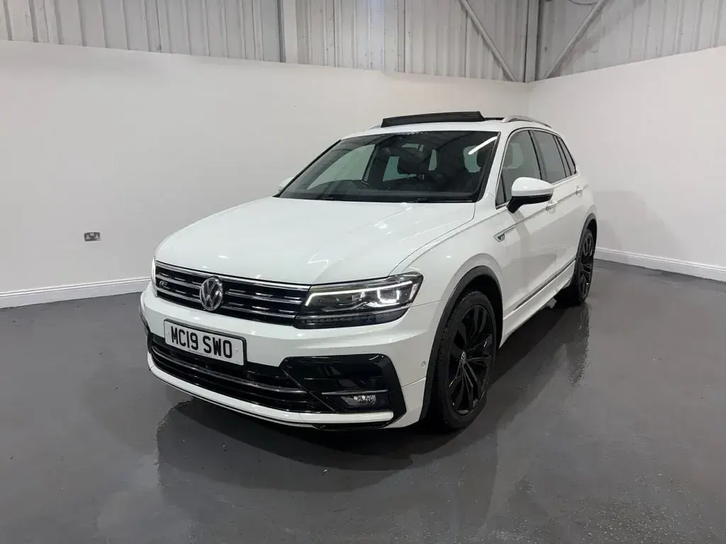 Used VW Tiguan R-line 150 HP (110 kW) 2019 White SUV