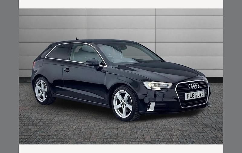 Brilliant black Used 2016 Audi A3 Sport Hatchback | £7,495 (Good price) - Image 1/3