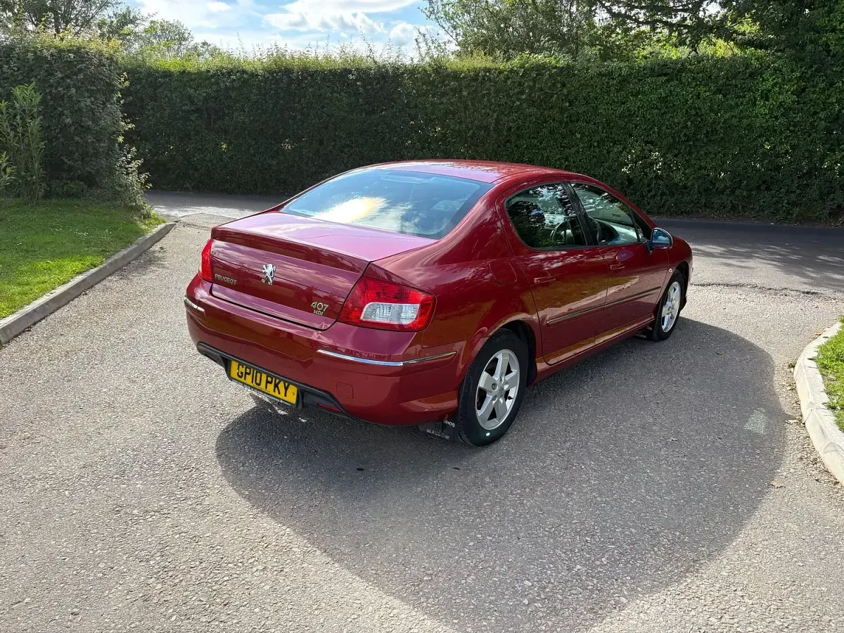 Used Peugeot 407 136 HP (100 kW) 2016 Red Sedan