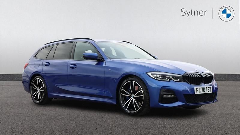 Blue Used 2020 BMW 320 M Sport Estate | £30,500 (Expensive) - Image 1/4