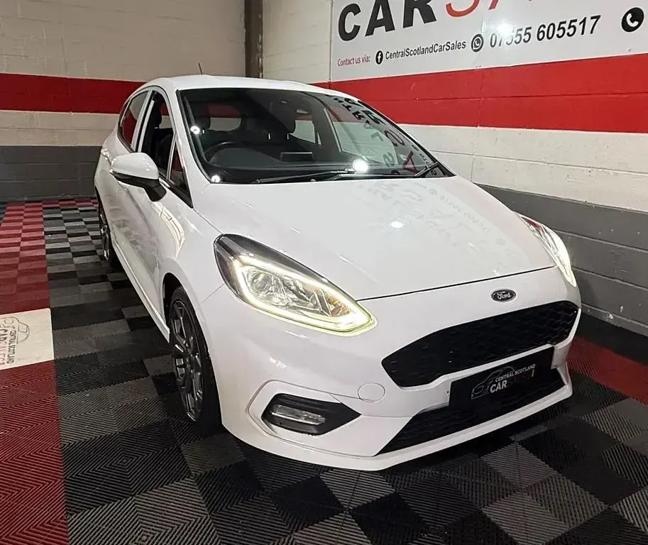 Used Ford Fiesta ST-Line 125 HP (91 kW) 2019 White Hatchback